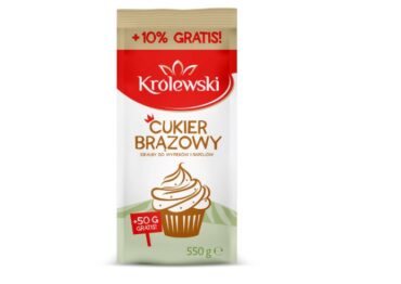 Portfolio marki Cukier Królewski wzbogacił cukier brązowy. Produkt pachnie świętami