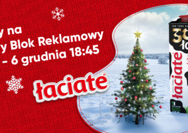 Łaciate w Mikołajkowym Bloku Reklamowym. Mlekpol kolejny raz wspiera Fundację Polsat