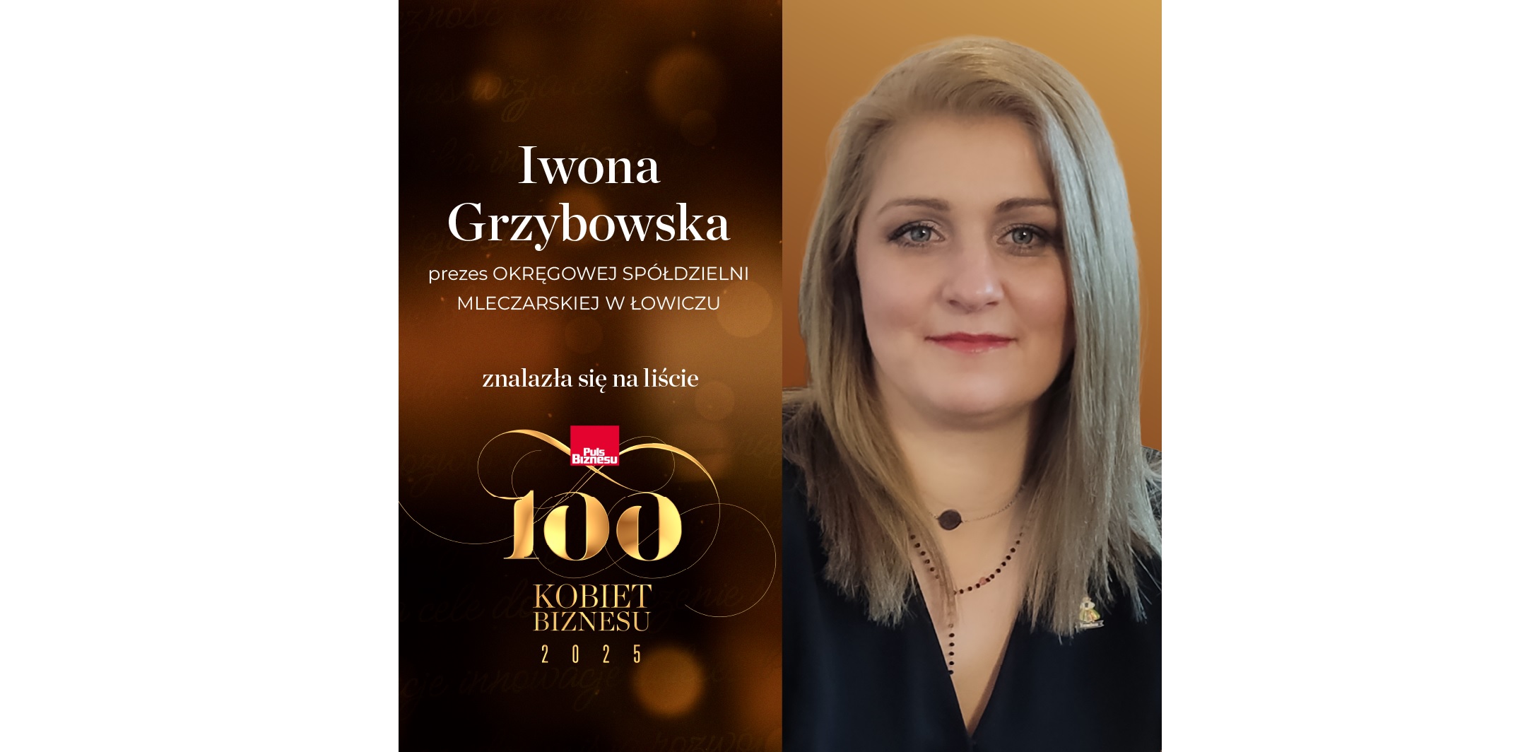 OSM Łowicz: Prezes Zarządu Iwona Grzybowska w gronie Setki Kobiet Biznesu