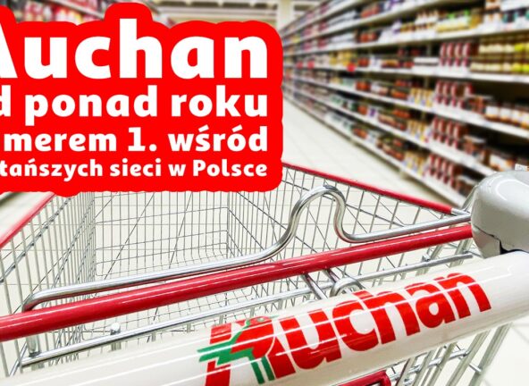Auchan najtańszą siecią w Polsce wg ASM