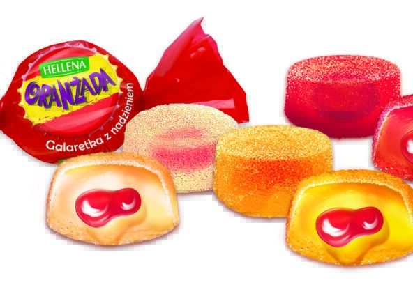 Więcej koloru na półce - galaretki Oranżada Hellena!