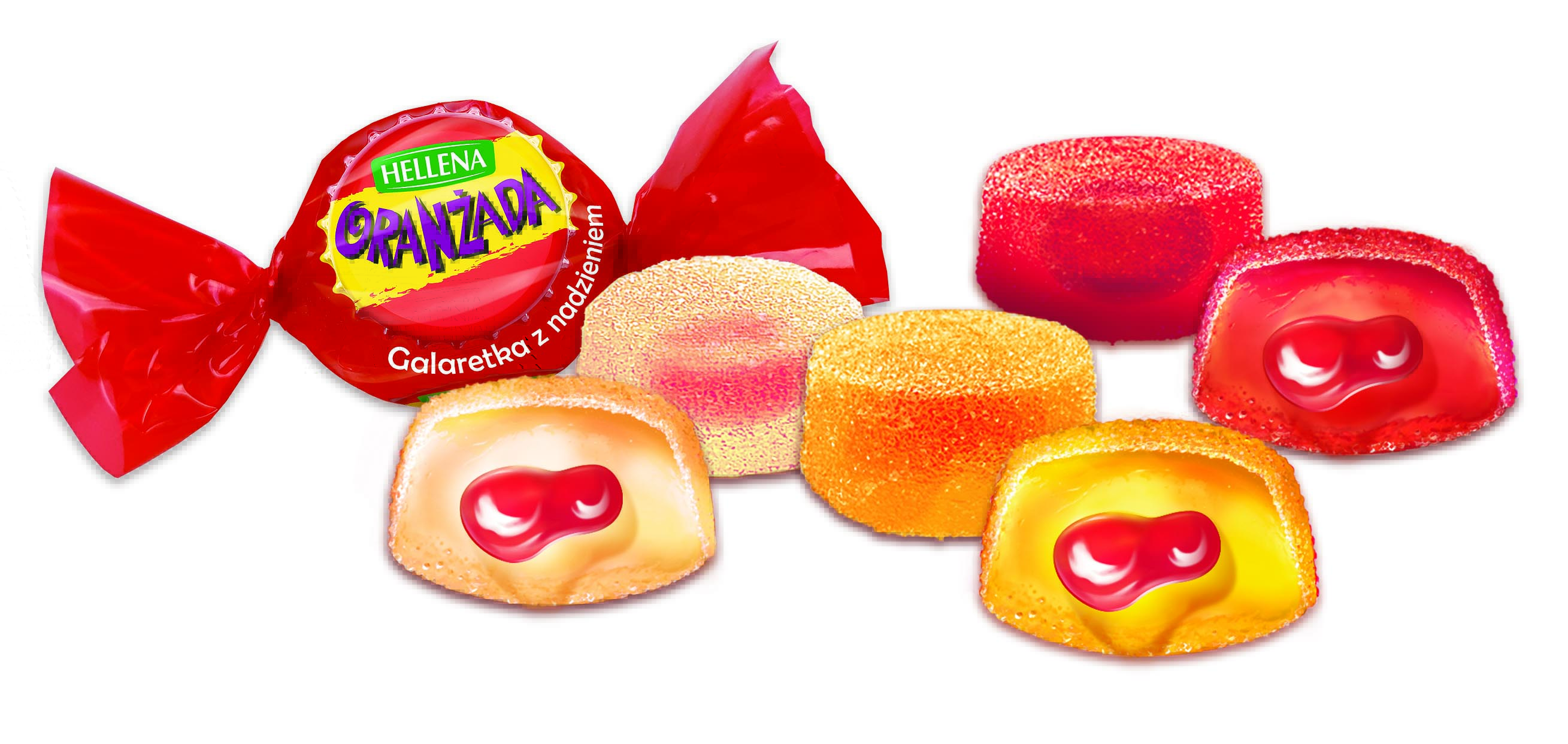 Więcej koloru na półce – galaretki Oranżada Hellena!