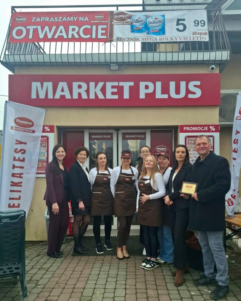 Nowy sklep franczyzowy MARKET PLUS w Szerzynach