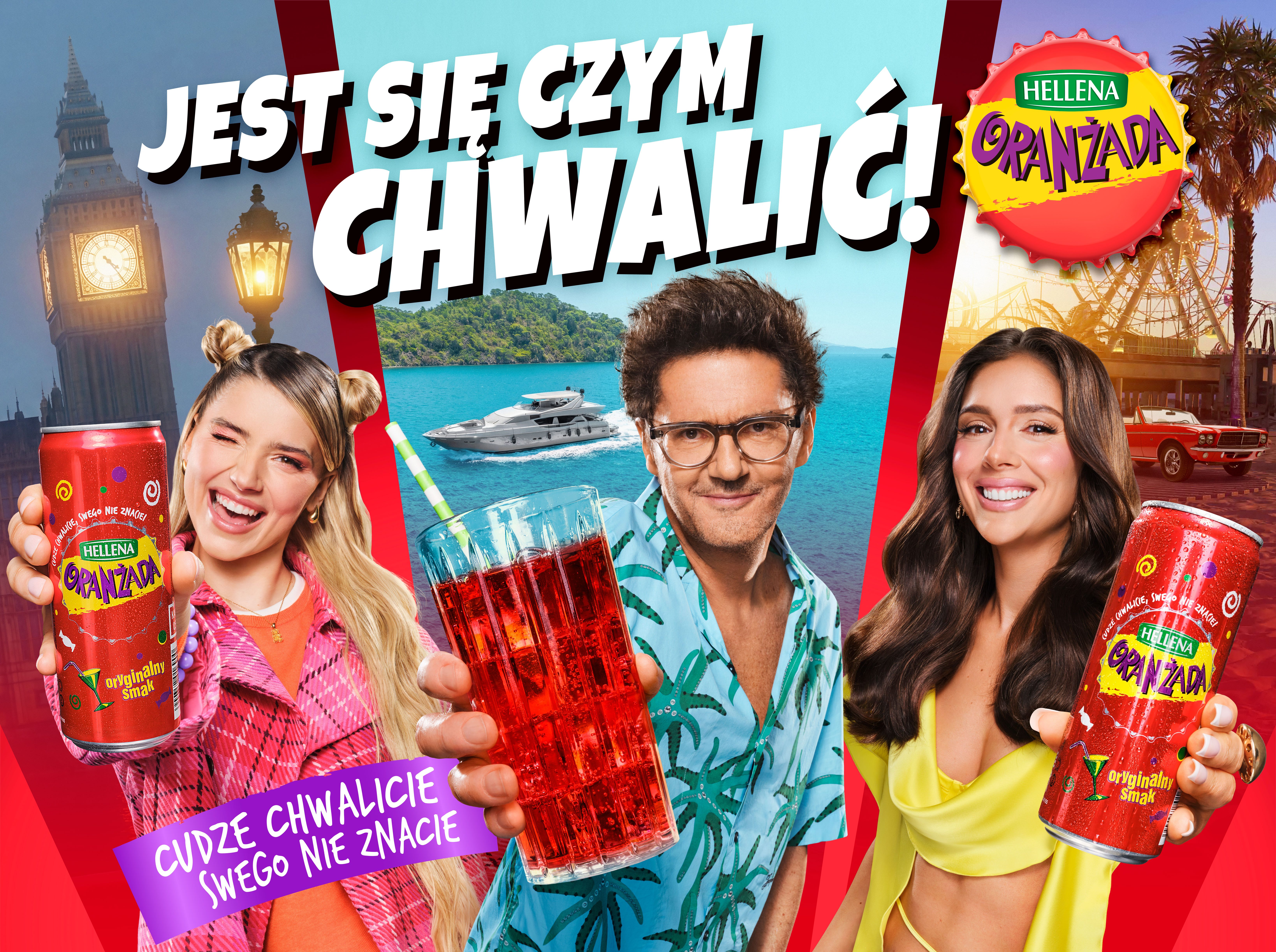 Oranżada Hellena startuje z nową kampanią pod hasłem: Jest się czym chwalić!