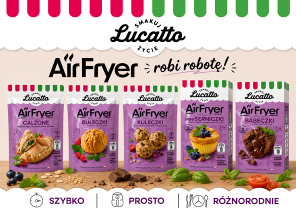 Lucatto Air Fryer – nowość na sezon letni, która odpowiada na potrzeby współczesnych konsumentów
