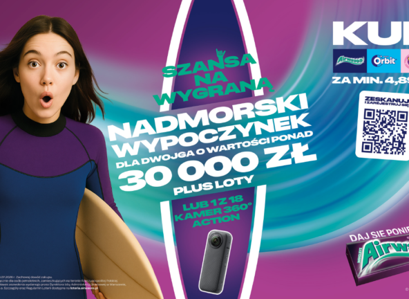 „Daj się ponieść z Airwaves”. Rusza nowa kampania i loteria dla konsumentów