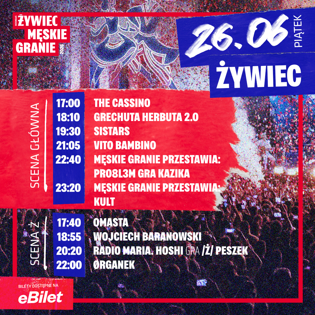 Startuje trasa Męskie Granie! Już w ten weekend najlepsi polscy muzycy odwiedzą Żywiec